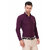 Baleshwar Men Purple Solid Regular Fit Casual Shirt