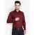 Baleshwar Men Maroon Solid Regular Fit Casual Shirt