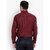 Baleshwar Men Maroon Solid Regular Fit Casual Shirt
