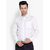 Baleshwar Men White Solid Casual Shirt (Pack of 1 )