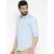 Baleshwar Men Blue Solid Casual Shirt (Pack of 1)