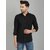 Baleshwar Men Black Solid Casual Shirt (Pack of 1 )