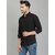 Baleshwar Men Black Solid Casual Shirt (Pack of 1 )