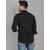 Baleshwar Men Black Solid Casual Shirt (Pack of 1 )