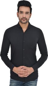 Baleshwar Men Black Solid Casual Shirt (Pack of 2)