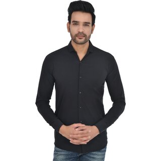Baleshwar Men Black Solid Casual Shirt (Pack of 2)