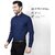 Baleshwar Men Dark Blue Solid Regular Fit Formal Shirt