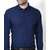 Baleshwar Men Dark Blue Solid Regular Fit Formal Shirt