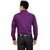 Baleshwar Men Purple Solid Formal Shirt (Pack of 2)