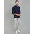 Baleshwar Mens Dark Blue Regular Fit Casual Shirt (Pack of 1)