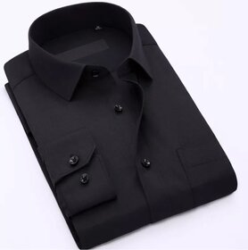 Baleshwar Men Black Solid Formal Shirt (Pack of 2)