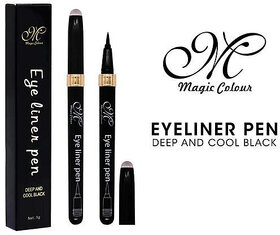 Beauty Magic Color Eyeliner Pen Deep And Cool Black