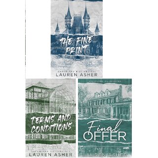 Lauren Asher 3 Books Set Fine Print, Final Offer  Terms And Conditions