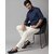 Baleshwar Mens Blue Regular Fit Casual Shirt (Pack of 1)