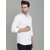 Baleshwar Mens White Regular Fit Casual Shirt (Pack of 1)