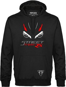 FastB Men & Women Full Sleeve Printed Hooded Sweatshirt