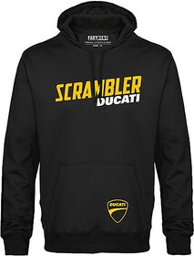 FastB Men & Women Full Sleeve Printed Hooded Sweatshirt