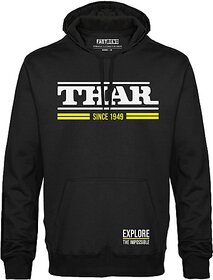 FastB Men & Women Full Sleeve Printed Hooded Sweatshirt