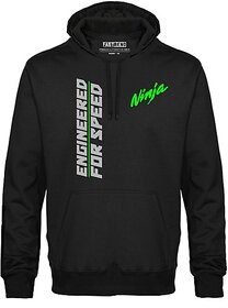 FastB Men & Women Full Sleeve Printed Hooded Sweatshirt