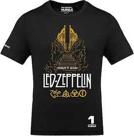 FastB Men Printed Round Neck Multicolor T-Shirt