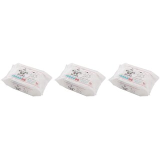 Smart Angel Japan Baby Diaper Wipes (180 Unscented Wipes), Paraben Free, Super Thick, 60pcs/Pack, Pack of 3