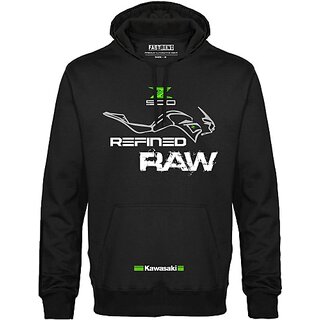 FastB Men & Women Full Sleeve Printed Hooded Sweatshirt