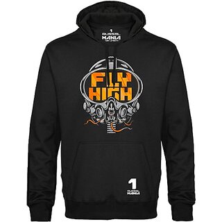 RusselMania Men & Women Full Sleeve Printed Hooded Sweatshirt