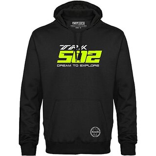 FastB Men & Women Full Sleeve Printed Hooded Sweatshirt