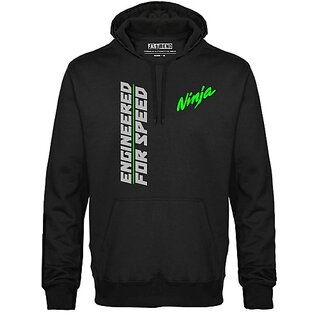 FastB Men & Women Full Sleeve Printed Hooded Sweatshirt