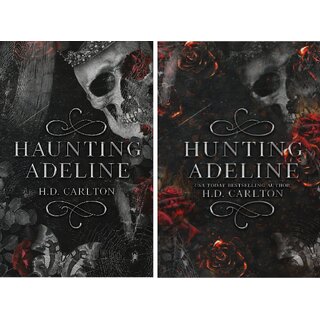 H.D. CARLTON 2 Books Set Haunting Adeline  Hunting Adeline (English,Paperback)