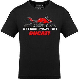 FastB Men Typography Round Neck Black T-Shirt