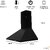 Ruwa 60cm 800m3/hr Kitchen Chimney Model Garnet (Features Push Controls, Baffle Filter, 3watts led Lights) with Installation Kit