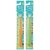 Smart Angel Japan, 360 Degree Kids Toothbrush- For Boy Or Girl Children's Dental Care, Orange and Green Color, Pack of 2