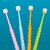 Smart Angel Japan, 360 Degree Kids Toothbrush- For Boy Or Girl Children's Dental Care, Orange and Green Color, Pack of 2
