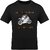 Fastbend Mens Black Printed Cotton Blend Round Neck T-Shirt