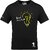 Fastbend Mens Black Printed Cotton Blend Round Neck T-Shirt