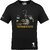 Fastbend Mens Black Printed Cotton Blend Round Neck T-Shirt