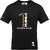 FastB Men Typography Round Neck Black T-Shirt