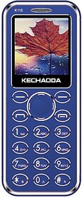 Kechaoda K115 (Dual Sim, 1.44 Inch Display, 850 mAh Battery, Blue )