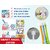 Smart Angel Japan Baby Feeding Spoon Set With Case (2 Pieces) and 360 Degree Kids Toothbrush (White), Combo Set