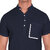 Vida Loca Navy Cotton Solid Slim Fit Half Sleeves Shirt For Mens