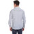 Vida Loca Grey Cotton Solid Slim Fit Full Sleeves Shirt For Mens