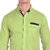 Vida Loca Green Cotton Solid Slim Fit Full Sleeves Shirt For Mens