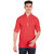Vida Loca Red Cotton Solid Slim Fit Full Sleeves Shirt For Mens