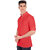 Vida Loca Red Cotton Solid Slim Fit Full Sleeves Shirt For Mens