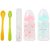 Smart Angel Japan Baby Feeding Spoon Set With Case (2 Pieces) and Baby Feeding Bottle (Pack of 2, 250ml Each), Combo Set