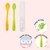 Smart Angel Japan Baby Feeding Spoon Set With Case (2 Pieces) and Baby Feeding Bottle (Pack of 2, 250ml Each), Combo Set