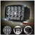 Love4ride Bike Auto Bike Headlights Fog Lights with Switch For All Motorcycles 15 Led(Free ON/OFF Switch) (Pack of 2)