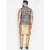 Hey Cross Mens Silk Blend Copper Kurta With Pyjama  Black Printed Nehru Jacket