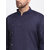 Hey Cross Mens Navy Blue Solid Kurta with White Churidaar Pyjama